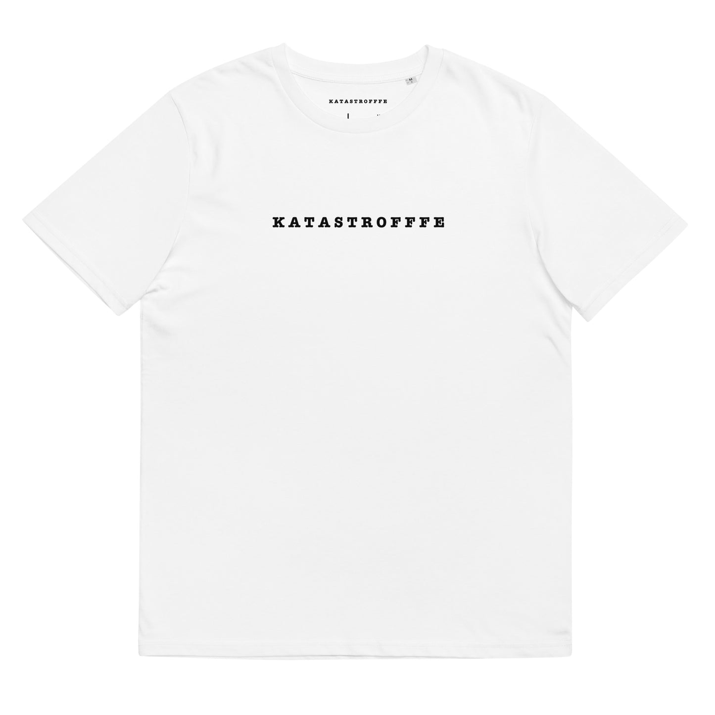 Classic KATASTROFFFE White Unisex organic cotton t-shirt