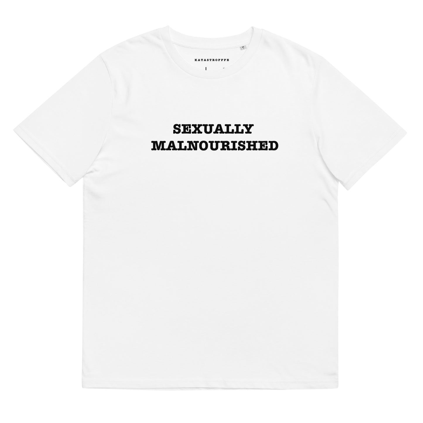 SEXUALLY MALNOURISHED Katastrofffe Unisex organic cotton t-shirt