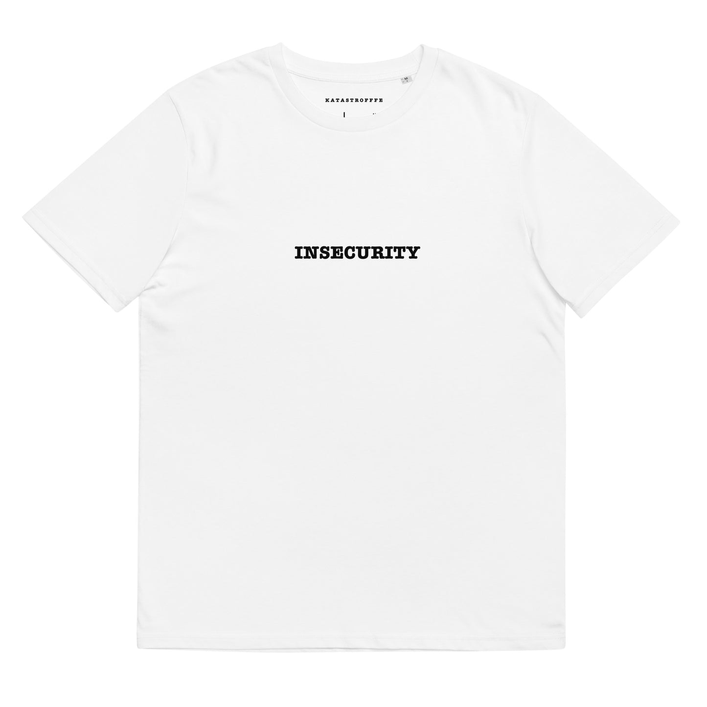 INSECURITY White Katastrofffe Unisex organic cotton t-shirt
