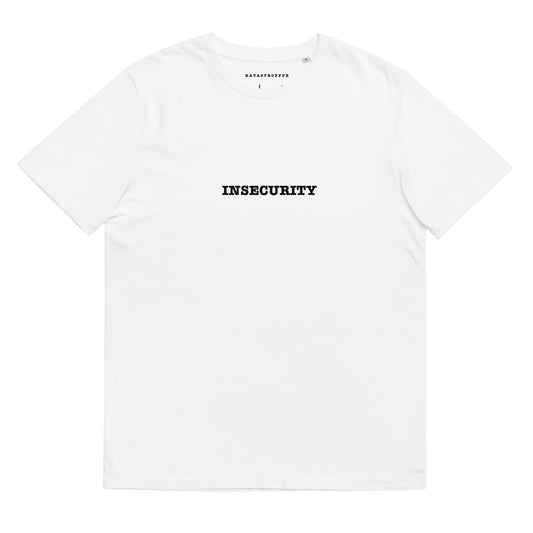 INSECURITY White Katastrofffe Unisex organic cotton t-shirt