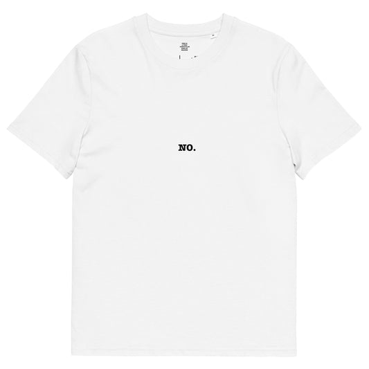 NO. Unisex organic cotton t-shirt
